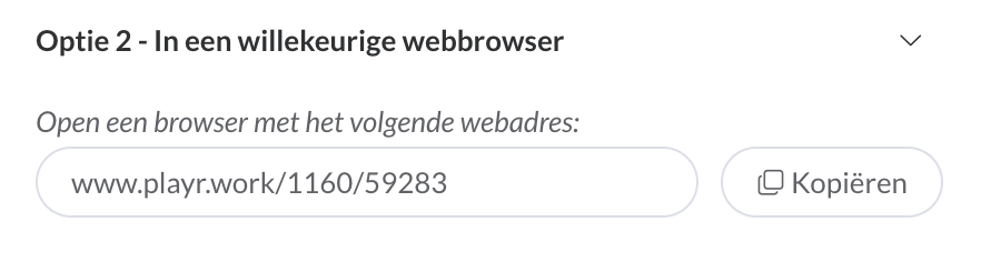 In een willekeurige webbrowser